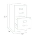 thumbnail image 7 of Space Solutions 22" Deep 2 Drawer Mobile Smart Letter Width Vertical File Cabinet, Stone, 7 of 7