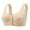 Khaki, variant on ZRBYWB Women Plus-Size Printed Front Button Vest Comfort Bra Underwear Women Underwear Wireless Bras