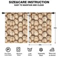thumbnail image 2 of Blackout Kids Curtains,Hedgehog Pattern Childrens Insulated Curtains Set Of 2,Bedroom Essentials,Toddler Room Decor 42"x54"(106x137cm), 2 of 4