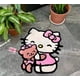thumbnail image 1 of Alfombrilla de felpa Kawaii Sanrio Hello Kitty, alfombra antideslizante de imitación de cachemir, Gato Kt de dibujos animados, decoración de cabecera de habitación, Y2K Fivean unisex, 1 of 2