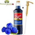 thumbnail image 1 of Torani Blue Raspberry Flavoring Syrup, Professional Gourmet Beverage Base with Bonus Squeeze Pump, 1 Liter (33.8 fl oz), 1 of 6
