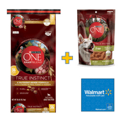 Purina ONE Smartblend Turkey and Venison & Purina ONE True Instinct Treats with BONUS $10 Gift Card