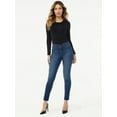 thumbnail image 6 of Sofia Jeans by Sofia Vergara Women's Sofia Mid Rise Ankle Raw Hem Jeans, Sizes 0-20, 6 of 6