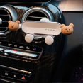 thumbnail image 3 of Upgraded Gravity Car Phone Mount Auto Lock Hands Free Mini Car Vent Phone Mount for 4.7‑6.9 Inch Phone Red, 3 of 3