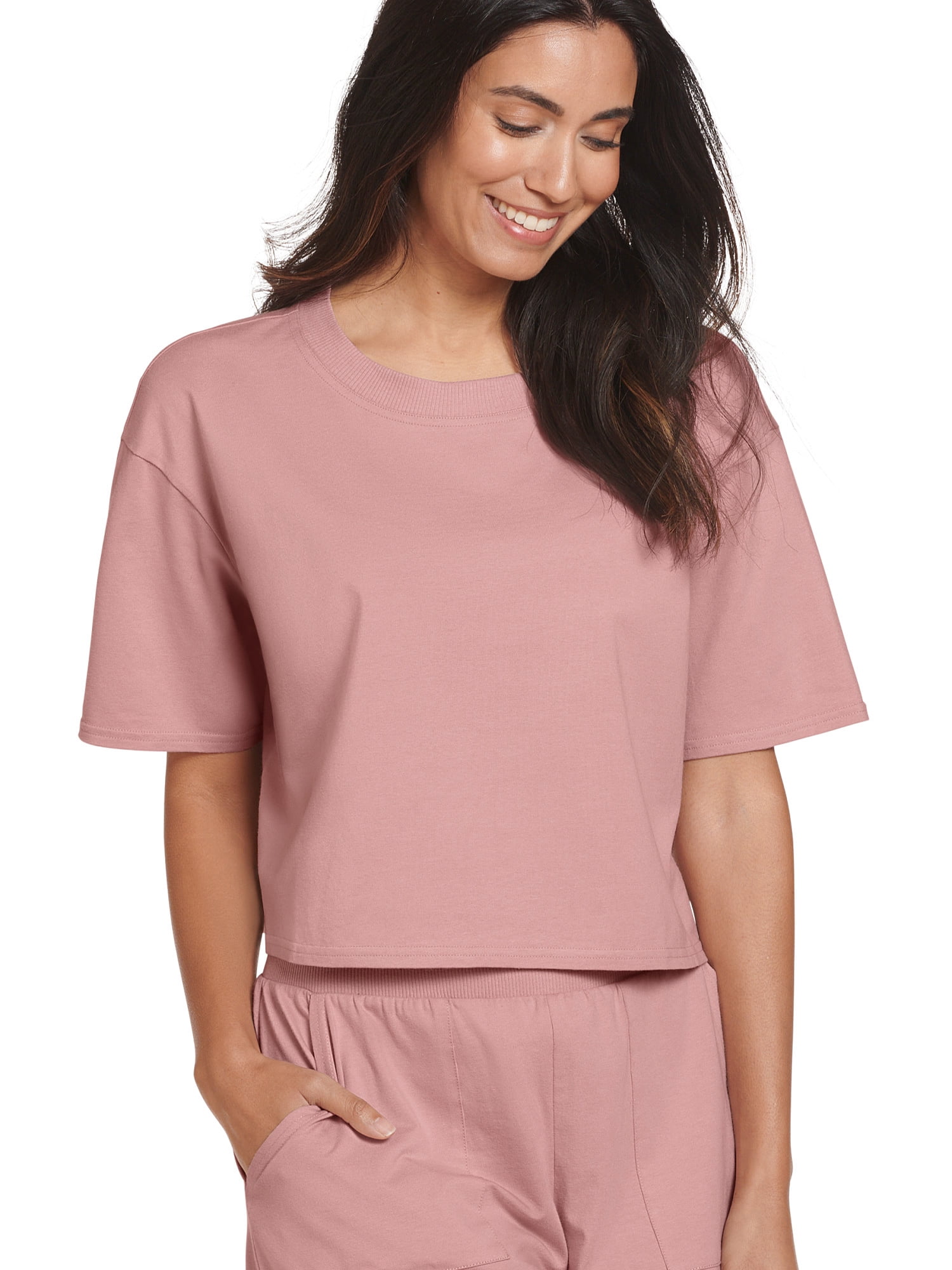 Jockey® Essentials Women's Cotton Stretch Sleep Crop Top, Sizes S3X