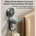thumbnail image 6 of Towel Rack Suction Cup Punch-free Bathroom Towel Holder Wall Mounted Hanging Shelf Organization, 6 of 11