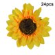thumbnail image 3 of Cabeza de girasol artificial Simulación de cabezas de flores Ramo de fiesta de boda Accesorios de bricolaje, 24 piezas, Amarillo, 12 cm sidaley HA7119-05B, 3 of 6