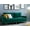 Emerald, variant on Modern Velvet Fabric Sofa 71" Bule