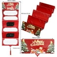 thumbnail image 4 of Bfogop Christmas Money Holder or Gift Card Holder with 6 Slots Surprise Christmas Xmas Gift Card Holder, for Cash Checks or Gift Cards Supplies Creative Cash Surprise Envelope, 4 of 7