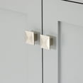 thumbnail image 4 of ARIEL Cambridge 66 Inch Double Rectangle Sink Bathroom Vanity With Carrara White Quartz Countertop 1.5 Edge In Grey, 4 of 7