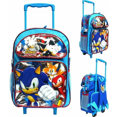 Backpack - Sonic the Hedgehog - Large Rolling 16 Inch - Group -