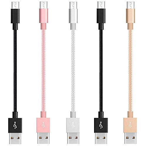 Lot 50x 3ft Mix Colors Braided Universal Micro USB Data Sync Charger Cable Cord 