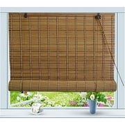 Bamboo Roll Up Window Blind Sun Shade W36" x H72"