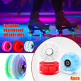 thumbnail image 5 of 4lightupwheelsfordoublerowandflasherrollersskates, 5 of 5