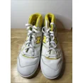 thumbnail image 2 of New Balance 650R Shoes Mens Size 10.5 White Sneakers High Top Honeycomb Yellow, 2 of 5
