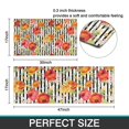 thumbnail image 7 of Pioneer Flower Floral Print Pattern Kitchen Rugs Sets Of 2,Anti Fatigue Kitchen Mat Rugs Non Slip Washable,Decorative Kitchen Floor Mats for Kitchen,Sink,Laundry,17"x30"+17"x47", 7 of 7
