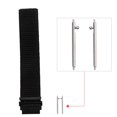 thumbnail image 1 of Correa de reloj de pulsera, correa de reloj de nailon, correa de reloj de pulsera compatible con Samsung Gear, correa de reloj de nailon clásica, durabilidad mejorada, 1 of 8