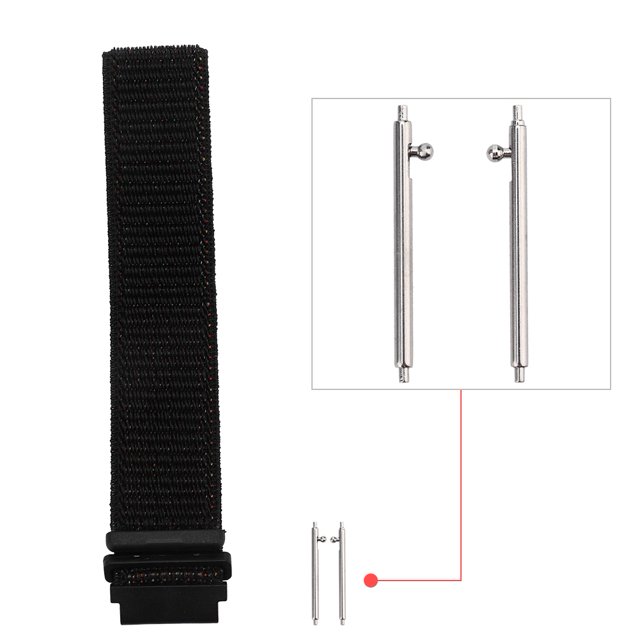 Correa de reloj de pulsera, correa de reloj de nailon, correa de reloj de pulsera compatible con Samsung Gear, correa de reloj de nailon clásica, durabilidad mejorada