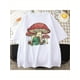thumbnail image 1 of Men's Regular Size T-Shirt, Cotton Mushroom House & Frog Print, Vintage Regular Size Casual Crewneck Tee, Knit Fabric, Regular Fit, Spring/Summer/Autumn, Adult & Teenager, Round Neck, Stretchy, 1 of 6