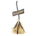 thumbnail image 2 of Bruja Bailando Escoba Bienvenida Con Terror Halloween Animado Moving Broom, 2 of 3