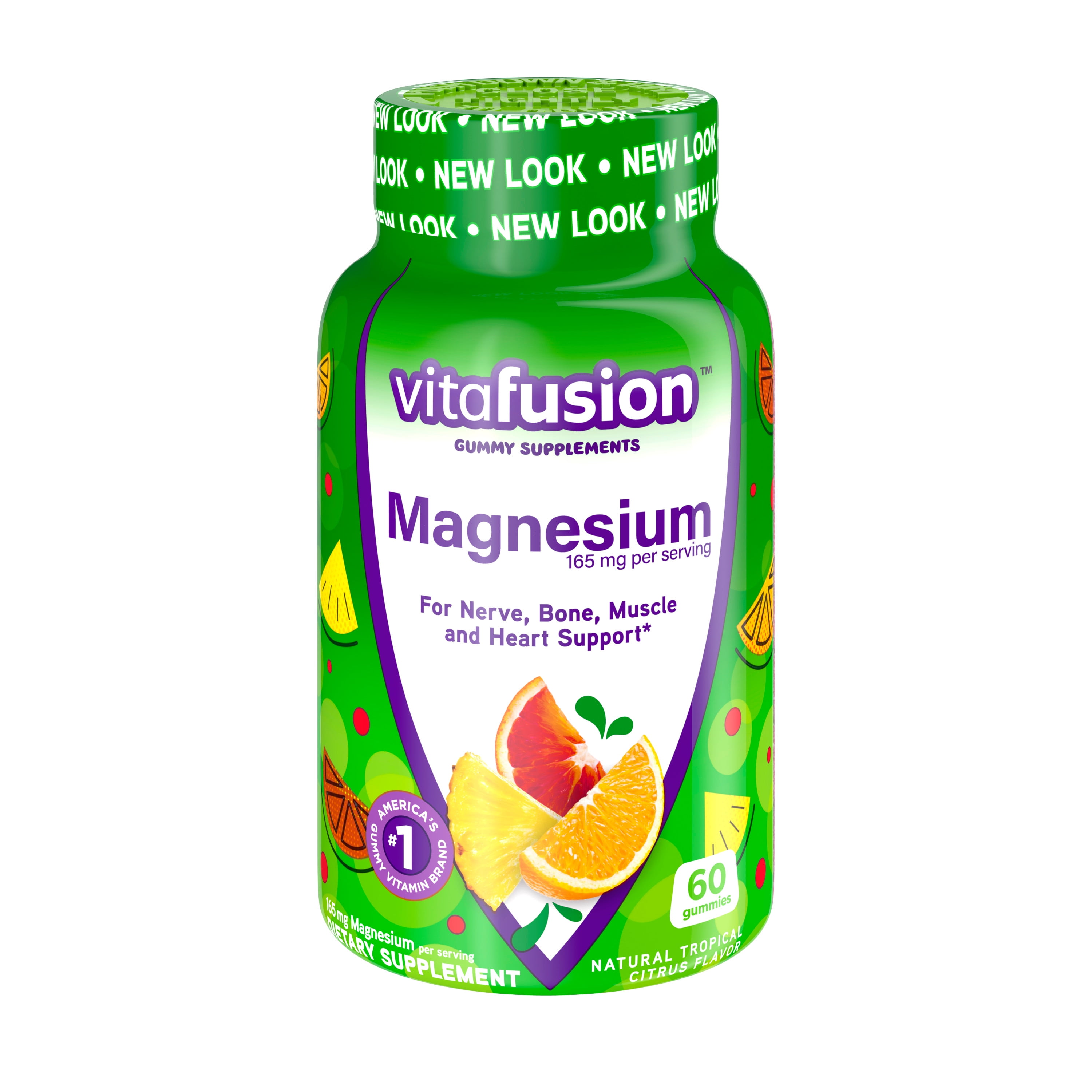Vitafusion Magnesium Gummy Supplement, 60ct