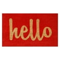 thumbnail image 2 of Calloway Mills Script Hello Outdoor Coir Doormat, 17" x 29", 2 of 2