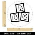 thumbnail image 2 of ABC Kids Baby Blocks Rubber Stamp for Scrapbooking Crafting Stamping - Mini 1/2 Inch, 2 of 7
