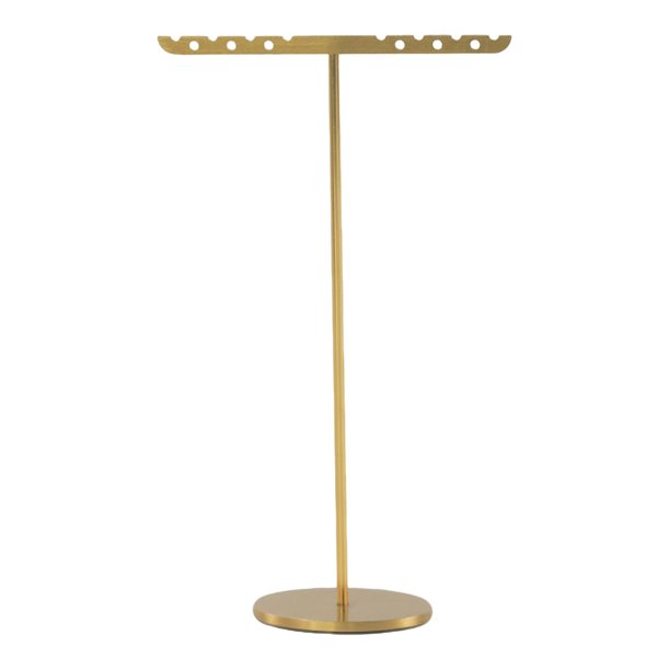 Soporte para joyas, collares, barra en T, organizador para colgar pulseras, expositor de pendientes para anillos, pendientes y llaveros. L