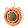 thumbnail image 2 of JIhuahe Wall-Mounted Catnip Ball Toy for Cats with Replaceable Catnip Balls for Self-Entertainment and Chewing, Rotatable for Play and Boredom Relief, Great for Indoor Cats,Orange,One Size, 2 of 5