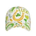 thumbnail image 2 of Fotbe St Patrick's Day1 Classic Baseball Cap, Adjustable Snapback Hats, Outdoor Baseball Hat for Men and Women Cotton Soft, 2 of 9