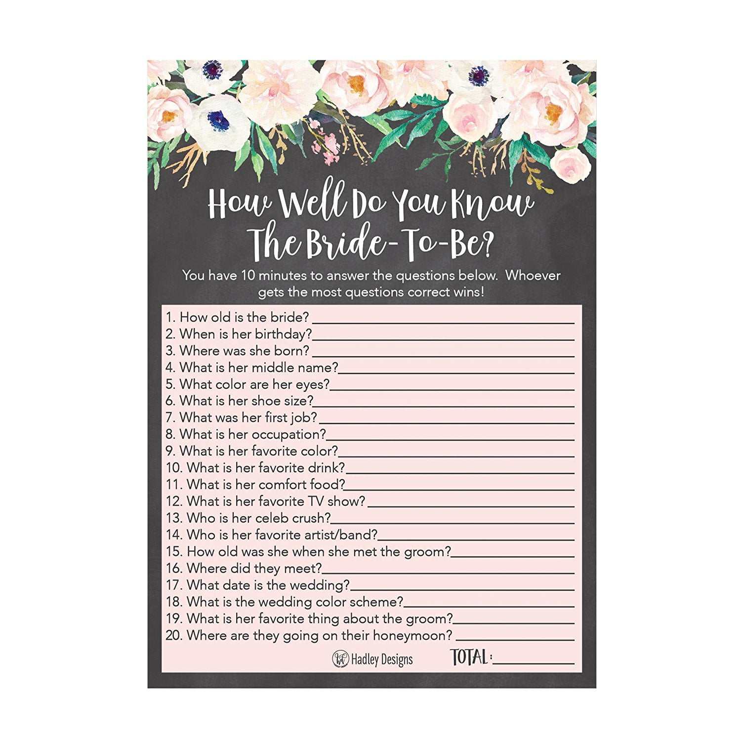 How Well Do You Know The Bride About the Bride Would She Rather Bridal Shower Game Who Knows the Bride Best Who Knows the Bride Best?
