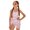 Puppy Ice Cream Pattern, variant on Tutolipy Polka Dot Pattern Quick Dry Girls' One Piece Swimsuit with Cover Up, Mesh Fabric Adjustable Strap Girls Swimsuit for Summer 9-10 Years Old