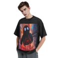 thumbnail image 4 of Spider-Man 230g Vintage Washed Drop Shoulder T-Shirt - Iron On, 4 of 7