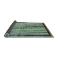 thumbnail image 2 of Ahgly Company Indoor Round Abstract Light Blue Modern Area Rugs, 7' Round, 2 of 4