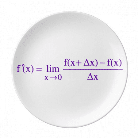 

Approximation Mathematical Formula Expressions Calculations Plate Decorative Porcelain Salver Tableware Dinner Dish