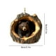 thumbnail image 3 of Large Velvet Christmas Bow with Gold Flocking for Tree and Holiday Decorations, 3 of 7