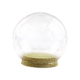 thumbnail image 4 of Clear Display Dome with Base Home Decoration Crafts Dustproof Stand Glass Cloche 12cmx12cmx12cm, 4 of 6