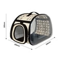 thumbnail image 2 of Paquete de transporte de mascotas Bolsas portátiles transparentes plegables con espacio par Abanopi Bolsa portátil, 2 of 7