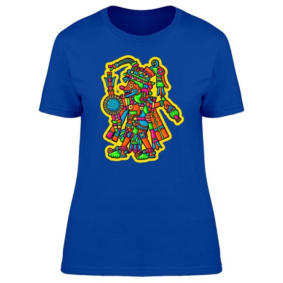 Colorful Mayan Man Tee Men's -Image by Shutterstock