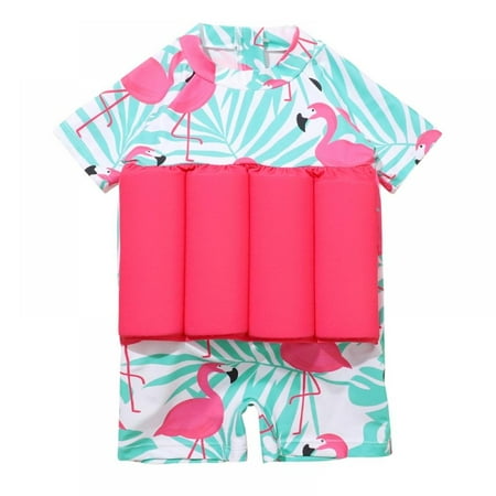 

BULLPIANO Toddler Floating Swimsuit Boys Girls Float Suit Floating Swimsuit One Piece Rashguard Swimsuit Kids Summer Beach Bathing Suit