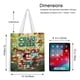 thumbnail image 5 of Craig of the Creek Bolso de tela con estampado de lienzo para mujer, bolsa de compras reutilizable y estética, con cremallera interior, regalo para mujer, 35 × 40 cm., 5 of 6