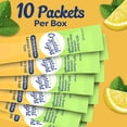 thumbnail image 5 of Crystal Light Drink Mix, 10 Packets, for Convenient On-the-Go Flavorful Hydration, Naturally flavored with other natural flavor Lemon Iced Tea, Zero Sugar, 0.7 oz, 5 of 16