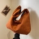 thumbnail image 3 of Bolso Gamuza para Mujer 2024 Nueva Axila Un Hombro Gran Capacidad C (marrón Oscuro), 3 of 9