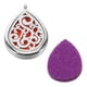 thumbnail image 3 of 1 juego de collar difusor de aceites esenciales con forma de gota de agua, colgante de medallón de acero inoxidable para mujer, joyería de aromaterapia con almohadillas rellenables, 3 of 8