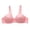 Hot Pink, variant on Everyday Bras for Women, Women's Ultimate Comfort Lift Wirefree Bra Lattice Thin Front Buckle Adjustment Chest Shape Bra Underwear No Rims Bras No Underwire Gray Cup Size 42/95BC
