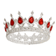 thumbnail image 1 of Corona para cumpleaños, Tiara, hermosa corona de metal de cristal, corona de princesa para fiesta de graduación, diadema para disfraz, 1 of 5