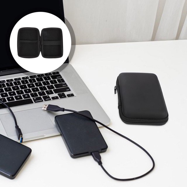 unbranded 2Ud Organizador Portátil Para Cables Y Gadgets Electrónicos Con Compartimentos Ajustables Color Negro
