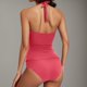 thumbnail image 3 of Traje de Baño Mujer Conjunto de Bikini de Dos Piezas Con Estampado de Hojas Para Mujer, Ropa de Playa Sexy, Tankinis Sin Mangas, Traje de Baño de Verano 2023, 3 of 6