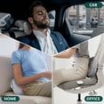 thumbnail image 4 of SKG 4D Shiatsu Back & Neck Massager with Heat and Vibration, Deep Tissue Kneading Pillow for Pain Relief, Cordless & Portable, Lumbar Support for Home, Car & Office Ideal Gift for Parents Men & Women, 4 of 12