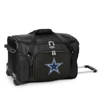 Dallas Cowboys 22" 2-Wheeled Duffel Bag - Black - No Size